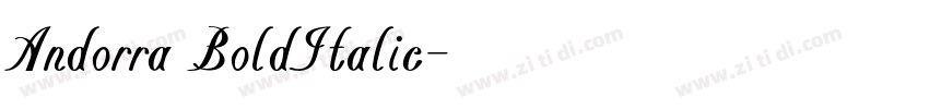 Andorra BoldItalic字体转换 Andorra BoldItalic字体转换